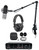 Rockville R-TRACK 2x2 USB Computer Recording Interface+RCM01 Mic+Boom+Headphones