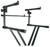 Rockville RKS42X 2-Tier X-Stand Keyboard or DJ Stand w/ Shelf to Turn Into Table