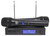 Technical Pro RAINB15 3000w Karaoke Machine System w/Bluetooth/LED+Wireless Mics