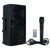 (2) American Audio APX12 GO BT Rechargeable Bluetooth DJ PA Speakers+Mics+Stands