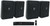 (4) JBL Control 23-1 Black 3" Indoor/Outdoor 70v Commercial Wall Speakers + Amp