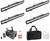 AMERICAN DJ (4) American DJ Jolt Bar FX2 DMX Strobe/Blinder/Wash Light Bars+Hazer+Fluid+Bag 