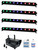 AMERICAN DJ 4) American DJ ADJ UBL6H IP20 6x20w LED RGBAL Wash Light Strip Bars+Fogger+Fluid 