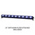 AMERICAN DJ 8) American DJ ADJ UBL6H IP20 6x20w LED RGBAL Wash Light Strip Bars+Haze Machine 