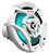 JVC (2) JVC CS-DR621MWL 6.5" 75w RBG LED White Marine Boat Speakers+Home Speaker 