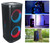 Rockville BASS PARTY 65 V2 1200w Rechargeable LED House Party Speaker w/Mic in
