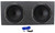 (2) Kicker 51CWQ124 COMP Q 12" 1000w Subwoofers+Sealed Sub Box Enclosure CWQ124