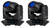 (2) American DJ HYDRO BEAM X1 Outdoor LED Wireless DMX Moving Head Beam Lights