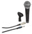 (2) Samson R21S Dynamic Handheld Microphones+Mic Clips+Cables+3.5mm adapters
