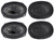 4) American Bass SQ 6.9 6x9"100w RMS Car Audio Speakers with Neo Swivel Tweeters