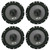 (4) Alpine SXE-1726S 6.5" 220 Watt 2-Way Car Audio Coaxial Speakers