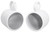 (2) MTX Audio WET77-W 7.7" 300w White Marine Boat Wakeboard Tower Speakers