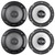 Kenwood 6.5" Front+Rear Speaker Replacement For 2004-2005 INFINITI M45