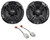5.25" Powerbass Rear Speaker Replacement Kit For 2008-2010 Dodge Ram 4500/5500