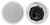 (2) Control 26C 6.5" 150 Watt In-Ceiling White Home Theater Speakers 16-ohm