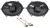 Polk 5x7" Front Factory Speaker Replacement Kit+Harness For 1999-03 Ford F-150
