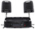  Peavey ESCORT 3000 300w Portable PA Powered Speaker System w/Mixer+Stand+2) Mics 