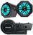 MEMPHIS AUDIO Pair Memphis Audio GEN65FE LED Speaker Pods+Subwoofer For 2016+ Polaris General 