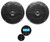 Hot Tub Audio System w/ Bluetooth Gauge Hole Receiver+(2) 5.25" Black Speakers