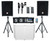 Rockville RPG2X10 PA System Mixer/Amp+10" Speakers+Stands+Mics+Bluetooth+Facade