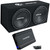 MEMPHIS AUDIO Memphis Audio SRXE212VP Dual 12" 1000w SRX Subwoofer Enclosure+Amplifier Package 