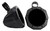 SSV WORKS Pair SSV Works 6.5" Roll Cage Roll Bar Tower Speaker Pods Enclosures + 2" Clamps 