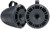 MB QUART (2) MB Quart NHT1-120BPR 8" Marine Wakeboard Tower Speakers+2-Channel Amplifier 