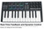  Rockville M25 25-Key Wireless USB MIDI Controller with Bluetooth 