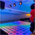 AMERICAN DJ 9) American DJ MDF3 RGB DMX Magnetic Single Dance Floor Panels+Headphones+Fogger 