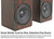  Rockville BLUAMP 150 Amplifier w/Bluetooth/Optical+6.5" Wood Bookshelf Speakers 