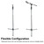 Rockville RVMIC3 V2 Dual Microphone Tripod Mic Stand 