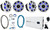 Kicker (4) KICKER 51MSC8 MSC84 8" 400w Premium Marine Boat Speakers+4-Channel Amplifier 