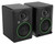 MACKIE 2 Mackie CR3.5 3.5" Studio Monitors w/Tone Control+Mic+Headphones+Desktop Stands 