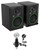 MACKIE Pair Mackie CR3.5 3.5" Powered Studio Monitors w/ Tone Control+Microphone 
