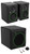 Pair Mackie CR3.5 3.5" Powered Studio Monitors Speakers w/ Tone Control+8" Sub