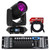 AMERICAN DJ Eliminator ADJ Stryker Beam 13 Colors 100w LED Moving Head Light+DMX Controller 