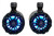  Power Acoustik MMR-4B Marine Boat Receiver+(4) 6.5" Black LED Tower Speakers 