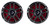 MEMPHIS AUDIO (4) Memphis Audio MXA60L 100w 6.5" Marine Boat Speakers w/LED+Bluetooth Receiver 