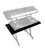  Rockville KS2 Shelf For Z-Stand or X-Stand - Turns Keyboard Stands Into DJ Table 