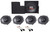 10" MTX Subwoofer+Enclosure+Front+Rear Speakers For 2009-15 Ford F-150 Super Cab