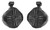 (2) Rockville 8" 300w Marine Wakeboard Tower Speakers+Bluetooth Gauge Receiver