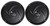 2) Rockville RSM65B 6.5" Waterproof Shallow Slim Speakers for RZR/ATV/UTV/Cart
