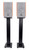 Pair 36" Bookshelf Speaker Stands For Edifier R2000DB Bookshelf Speakers