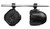 (4) Rockville RWB90B 8" Black 500 Watt Marine Wakeboard Tower Speakers+Covers