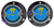 (8) Rockville RT5 2.8" Aluminum Car/Pro Tweeters w Titanium Diaphragm+Kapton VC