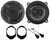 Rockville 5.25" Rear Factory Speaker Replacement Kit For 2011-15 Ford F-650/750