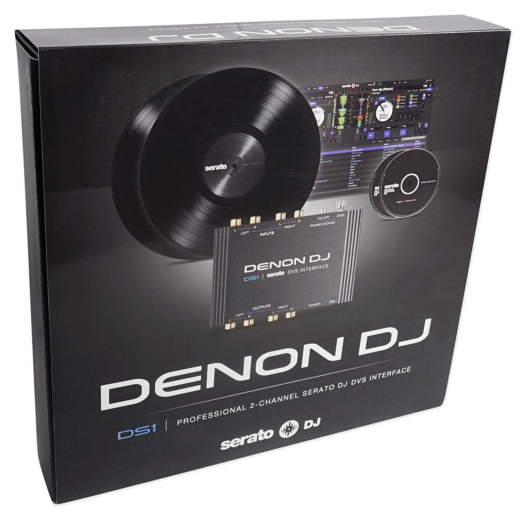 DENON DJ DS1 DVSインターフェース Open Box Denon DJ DS1 Professional 2-Channel Serato DJ DVS