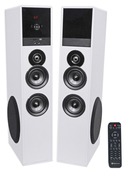 Tower Speaker Home Theater System+8" Sub For LG UK6090PUA Television TVWhite 269.95