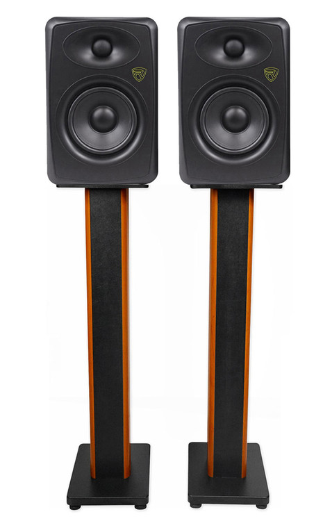 Rockville DPM8W 8" 2-Way 300W White Active/Powered Studio