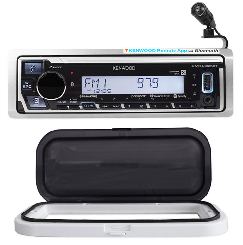 Kenwood KMRM325BT Marine Bluetooth Digital Media Receiver w/USB+Splash